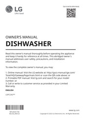 LG LDFC242 Series Owner's Manual