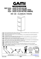 Gami JAZZ PLUS K26 Assembly Instructions Manual
