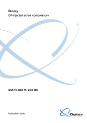Quincy QGS 15 Instruction Book
