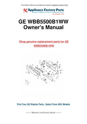 GE WBB5500 Owner's Manual