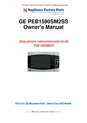 GE Profile PEB1590DMBB Owner's Manual