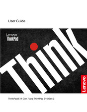 Lenovo ThinkPad E14 Gen 2 User Manual