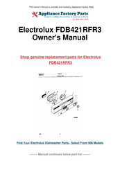 Frigidaire FDB435 Use & Care Manual