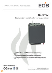 EOS Bi-O Tec Assembly And Operating Instruction