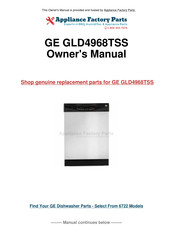 GE GLD4968TSS Installation Instructions Manual