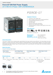 Delta Force-GT DRF-24V480W3GBA Technical Data Sheet