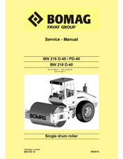 Fayat Group BOMAG BW 216 D-40 Service Manual