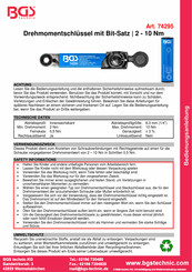 Bgs Technic 74295 Instruction Manual