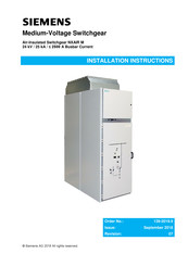 Siemens NXAIR M Installation Instructions Manual