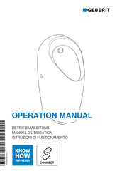 Geberit Preda Operation Manual