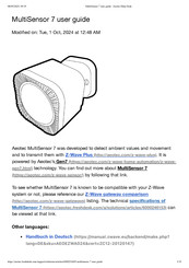 Aeotec MultiSensor 7 User Manual