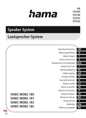 Hama SONIC MOBIL 183 Operating Instructions Manual