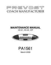 Prevost H3 2009 Series Maintenance Manual