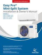 MrCool Easy Pro EZPRO-09-HP-WMAH-115D-O Installation & Owner's Manual