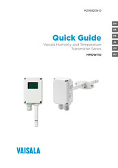 Vaisala HMW110 Quick Manual