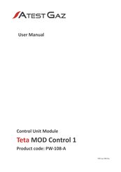 Atest Gaz PW-108-A User Manual