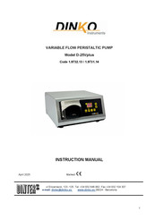 DINKO Instruments D-25Vplus 1.9747.00 Instruction Manual