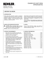Kohler K-519 Installation Instructions Manual