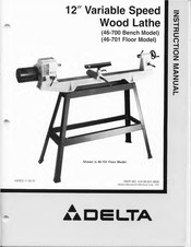 Delta 46-701 Instruction Manual