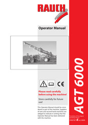Rauch AGT 6000 Operator's Manual