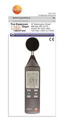 TESTO 816 Instruction Manual