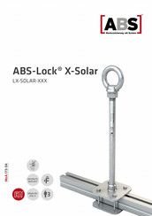 ABS ABS-Lock X-Solar Manual