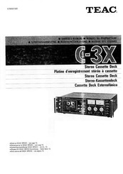Teac C-3X Owner's Manual