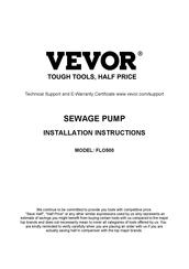 VEVOR FLO500 Original Instruction