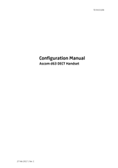 ASCOM d63 Configuration Manual