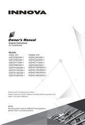 Innova IGZPAC160V2NO3-1 Owner's Manual