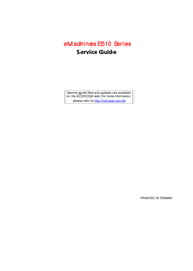 Acer eMachines E510 Series Service Manual