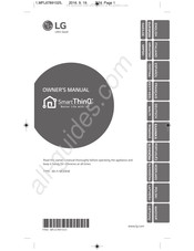 LG SmartThinQ LCW-003 Owner's Manual