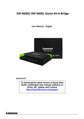 Lumens OIP-N60D User Manual