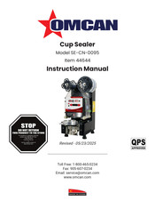 Omcan 44644 Instruction Manual