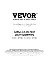 VEVOR HBP750II Operation Manual