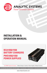 Analytic Systems PWS1050 Installation & Operation Manual