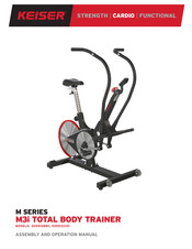 Keiser M3i lite Assembly And Operation Manual