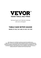 VEVOR TN-1122B Instruction Manual