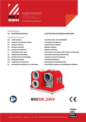 HOLZMANN MASCHINEN BSG13E 230V User Manual