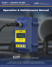 Icon Process Controls truflo Ultraflo UF500 Operation & Maintenance Manual
