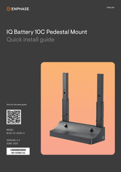 enphase IQ Battery 10C Quick Install Manual