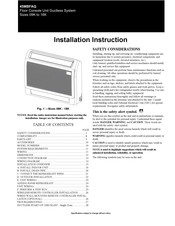 Carrier 45MBFAQ16XA3 Installation Instruction