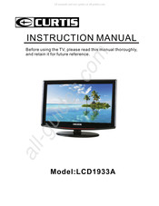 Curtis LCD1933A Instruction Manual