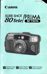 Canon Sure shot 80 tele Instructions Manual