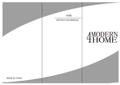 4 Modern Home F240 Instruction Manual
