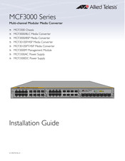 Allied Telesis MCF3000/8LC Installation Manual