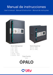 BTV OPALO E-70 User Manual