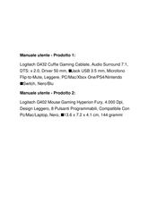 Logitech G432 User Manual
