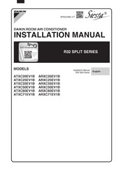Daikin Siesta R32 SPLIT Series Installation Manual