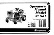 Simplicity 1690839 Operator's Manual